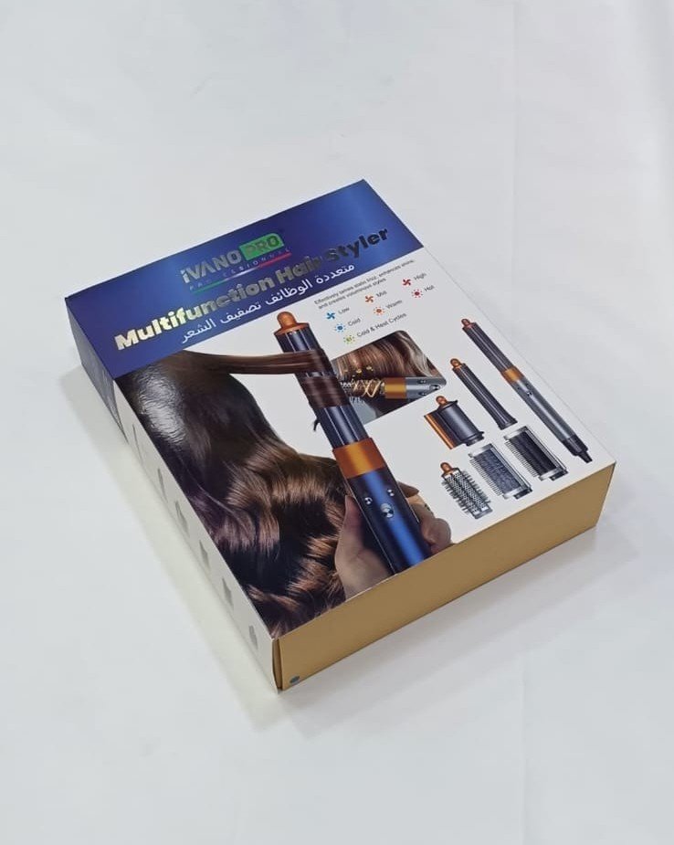 Multifunction Hair Styler Maroc professionnel avec accessoires de coiffure pour cheveux au Maroc